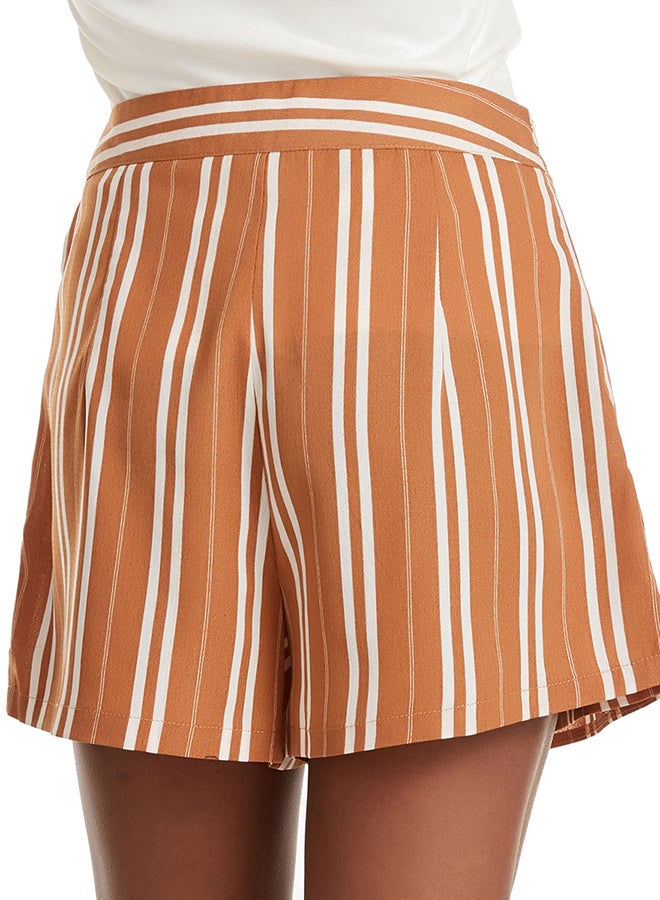 Hanyimidoo Classic Versatile Skort Brown/White  - Image 3