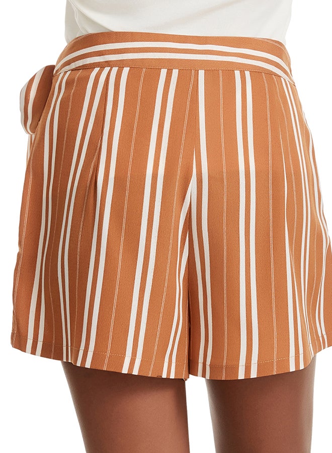 Hanyimidoo Classic Versatile Skort Brown/White  - Image 4