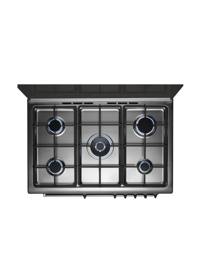 LA GERMANIA - 5 Burners Cooking Range 9M10G4A1X4AWW Black/Silver - Image 1