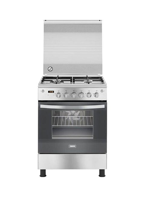 4-Burners Cooking Range ZCG64396XA Silver/Black