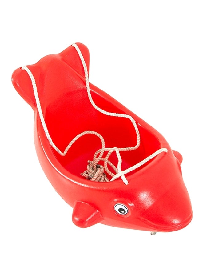 XIANGYU Fish Shape Swing Seat With Rope 68x41x34cm - Image 1