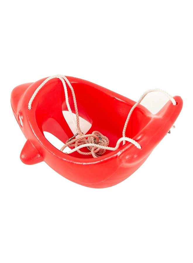 XIANGYU Fish Shape Swing Seat With Rope 68x41x34cm - Image 2