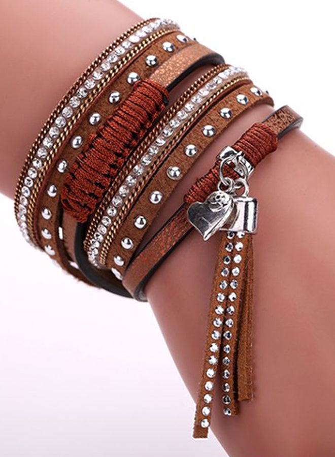 Sharpdo Studded Hot Drilling Bracelet - Image 2