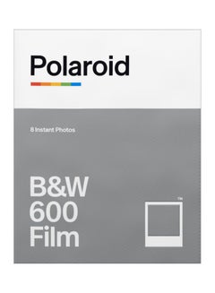 Polaroid 8-Piece B And W Photography Film Set For 600 Camera White  - Image 1