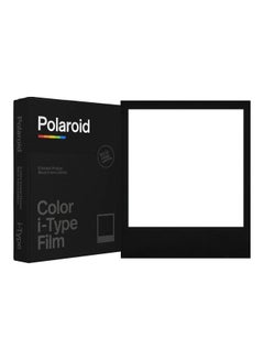 8-Piece Color 600 Photography i-Type Film Black