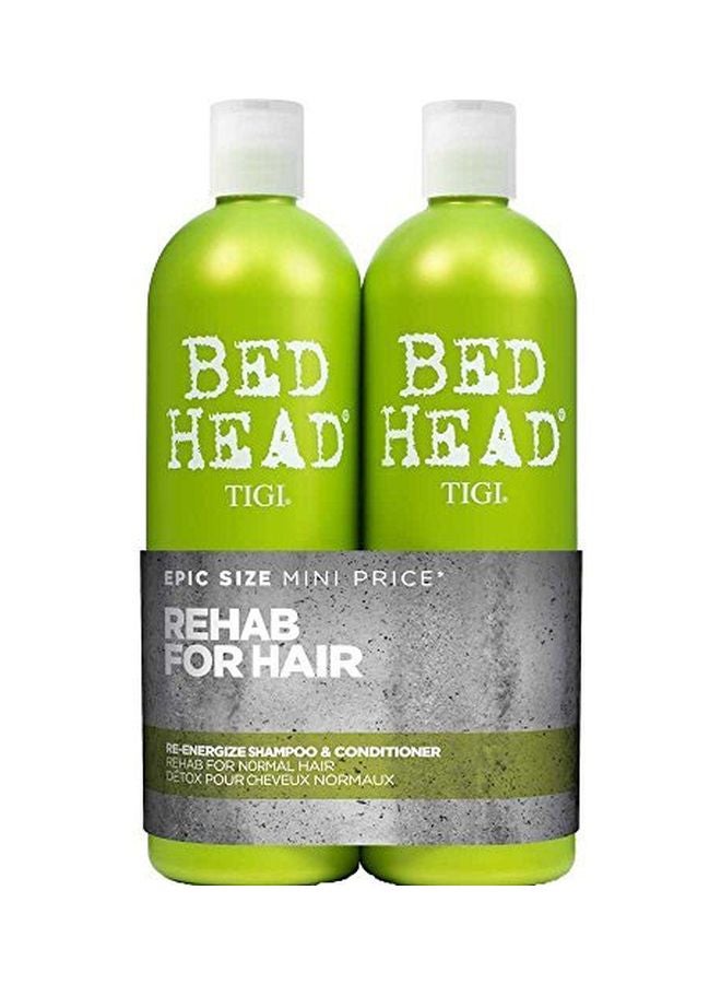 TIGI - Bed Head Re Energize Shampoo And Conditioner 750ml - Image 1
