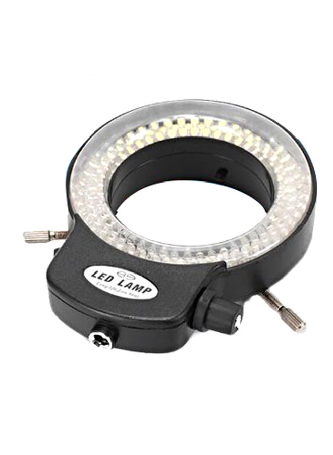 144-LED Stereo Microscope Ring Light With Adapter And Cap Black/Clear/Yellow  - Image 3