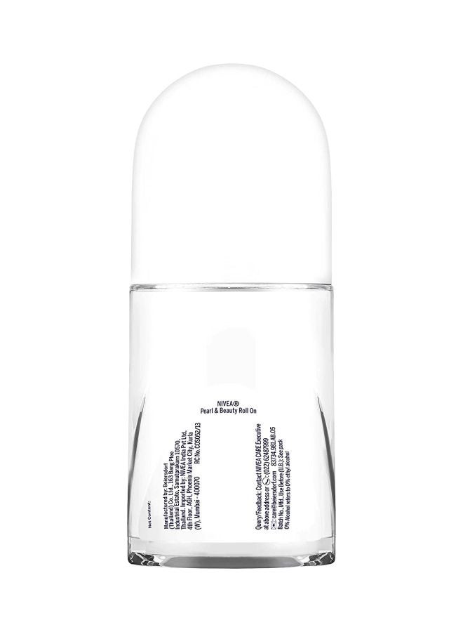 نيفيا مزيل عرق بيرل آند بيوتي ببكرة دوارة 50ملليلتر - Image 2