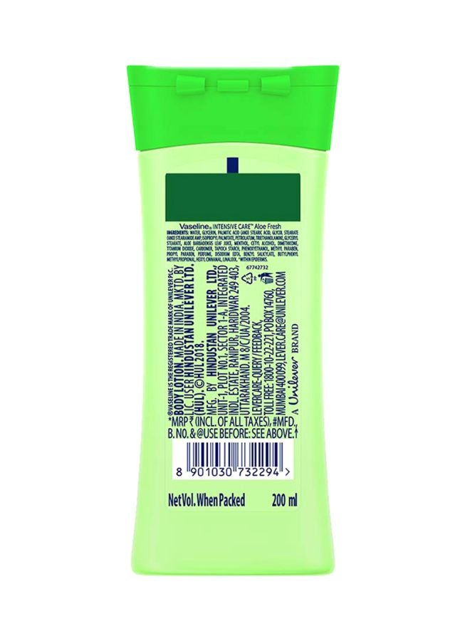 Vaseline Aloe Fresh Body Lotion 200ml - Image 2