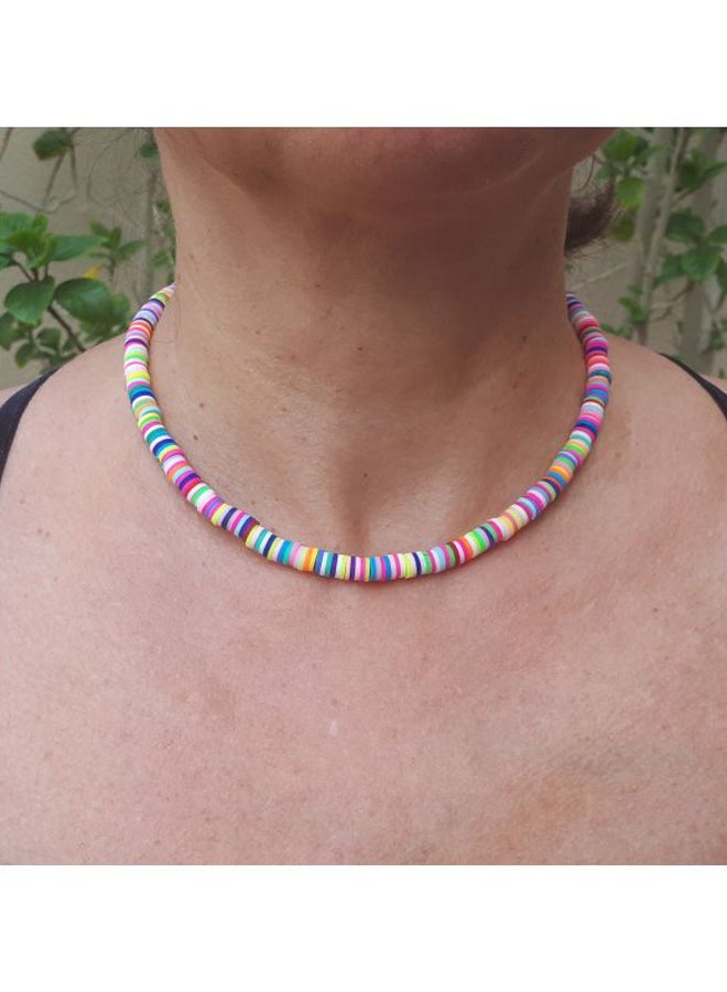 ألوان قلادة مزينة بخرز من المطاط - Image 3