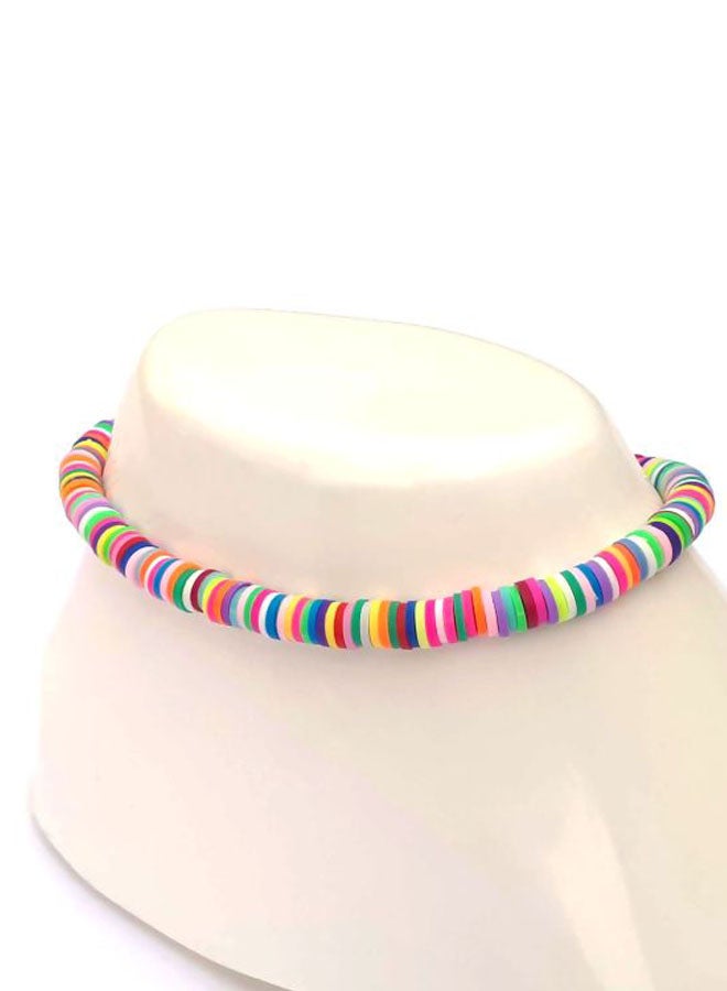 Alwan Beaded Anklet With Leaf Designed Charm  - Image 2