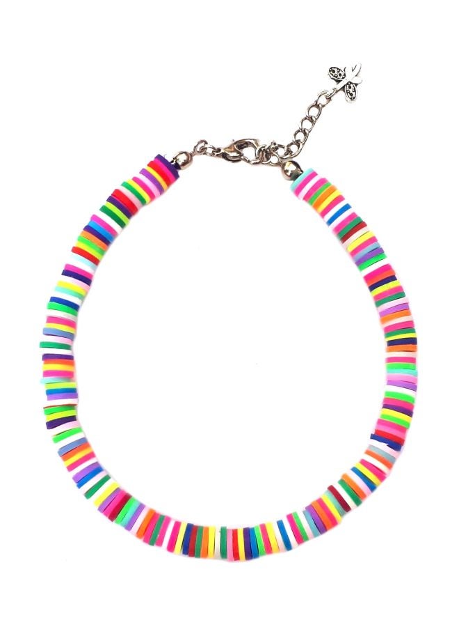 Alwan Beaded Anklet With Leaf Designed Charm  - Image 1