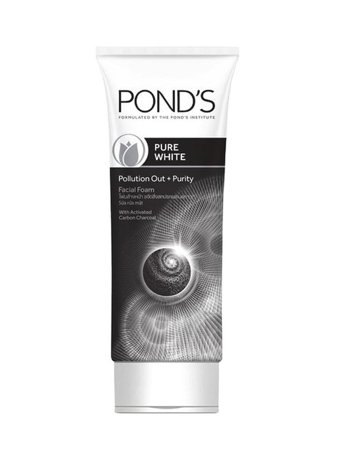 Pond's - Pure White Charcoal Face Wash 100grams - Image 1