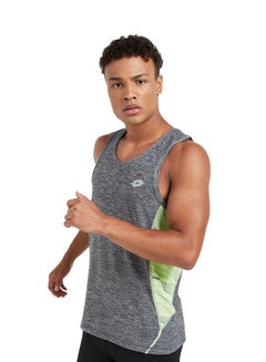 LOTTO Xride III Round Neck Tank Grey/Yellow  - Image 1