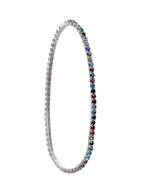 Single Row Stone Studded Anklet