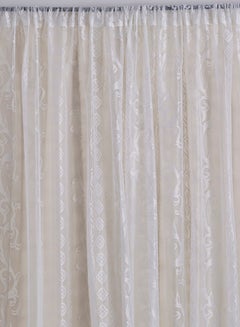 Home Box 2-Piece Rhine Polyester Curtain Set White 240x140cm  - Image 3