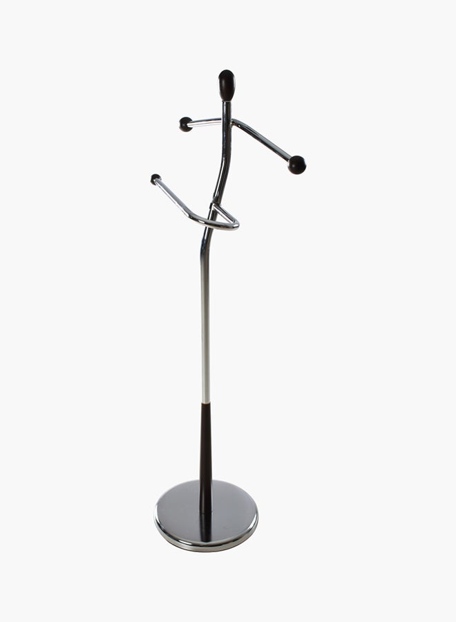 Home Box Daniel Valet Stand Brown/Silver 50x118x28cm  - Image 2