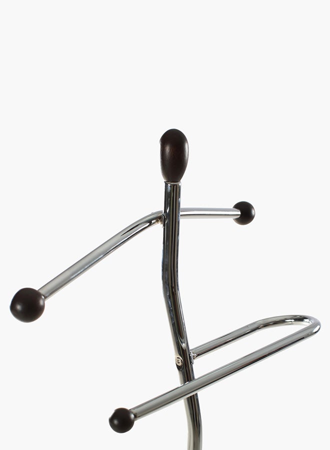 Home Box Daniel Valet Stand Brown/Silver 50x118x28cm  - Image 3