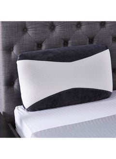 Home Box Lavish Rectangular Cool Gel Bed Pillow Combination White/Black 70 x 40cm  - Image 4