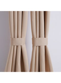 Home Box 4-Piece Uni-Blackout Curtain Beige  - Image 4