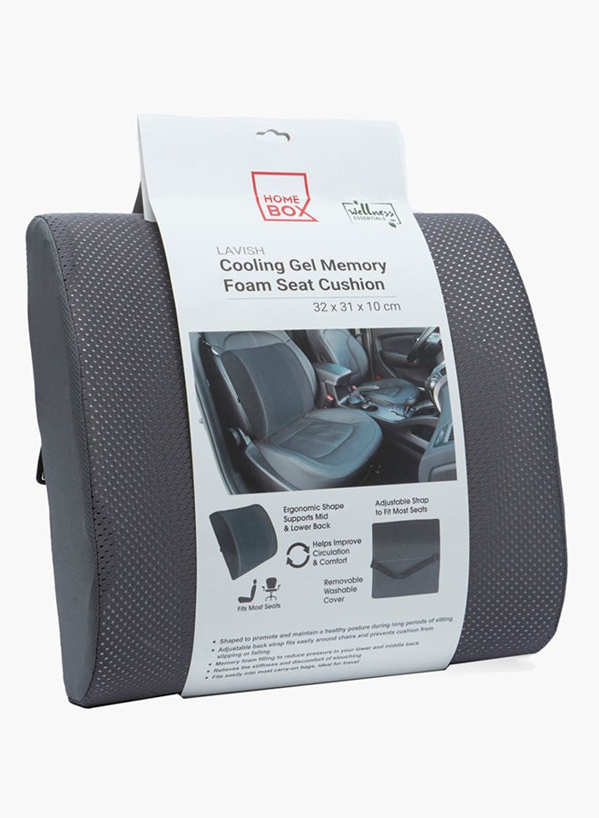 Home Box Lavish Cooling Gel Memory Foam Seat Cushion  - Image 1