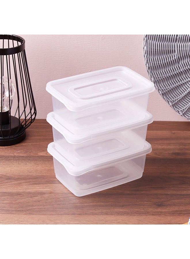 Home Box - 3-Piece Smart Container Set Clear 1000ml - Image 1