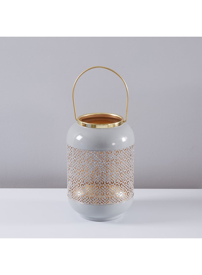 Tene Candle Lantern Blue/Gold 27.5 x 23cm - v1597770828/N34573564A_2