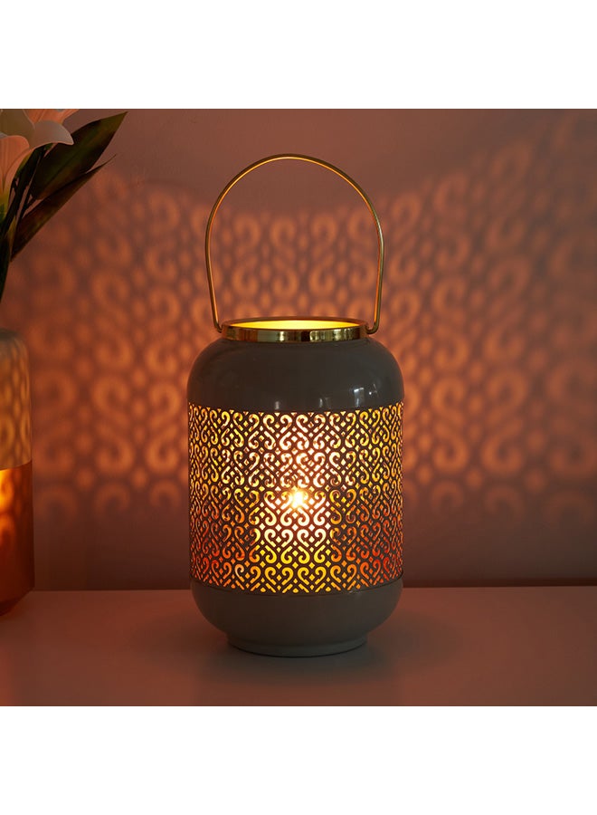 Tene Candle Lantern Blue/Gold 27.5 x 23cm - v1597770834/N34573564A_5