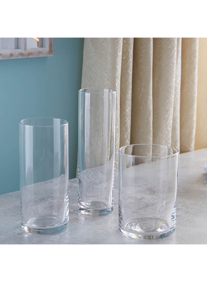 Home Box 3-Piece Cube Vase Set Clear - Image 3