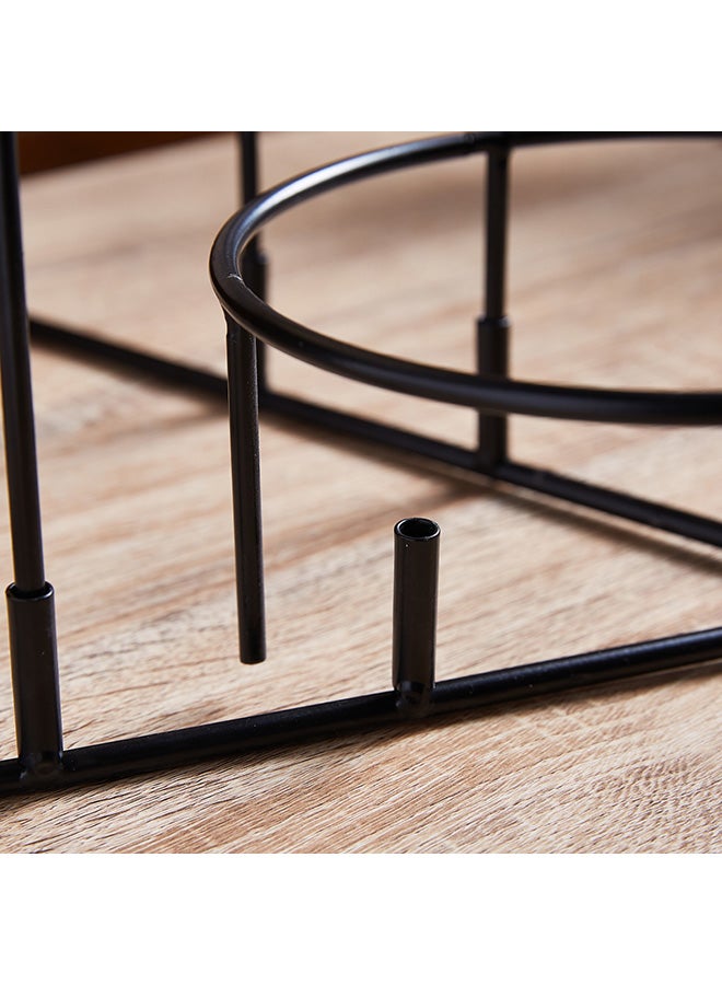 Home Box 3-Piece Nova Bowl Set With Stand White/Black 20 x 20 x 6cm - Image 5