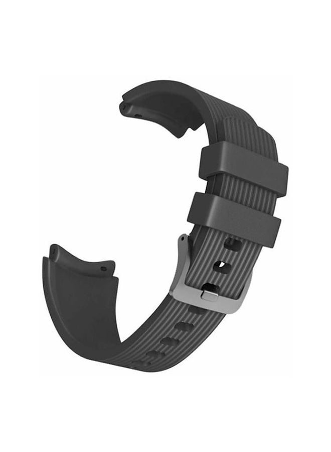 Samsung Galaxy Watch 46Mm Sm R800 Premium Silicone Smart Watch Band Strap Black Black - Image 1