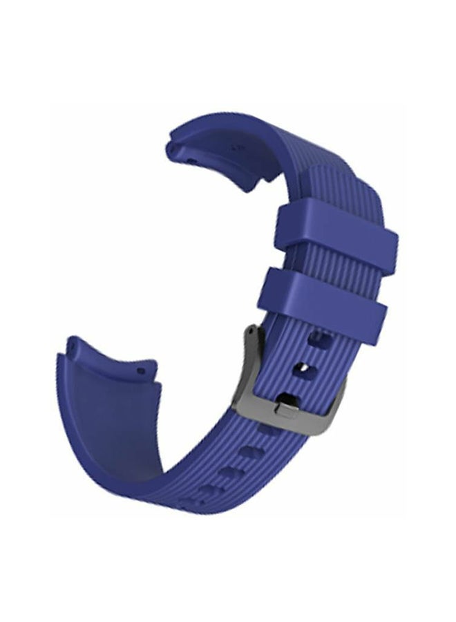 Samsung Galaxy Watch 46Mm Sm R800 Premium Silicone Smart Watch Band Strap Blue Blue/Grey - Image 1
