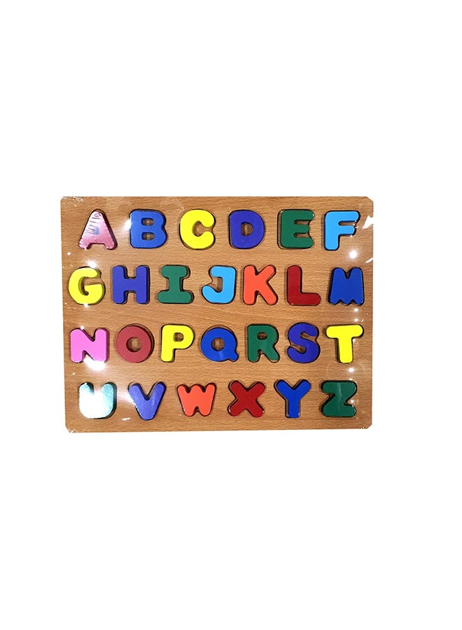 Pack Of 26 Wooden Capital Alphabet Letters