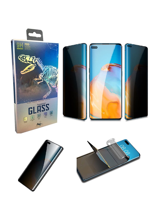 9H Privacy Screen Protector For Huawei P40 Pro Clear - Image 4