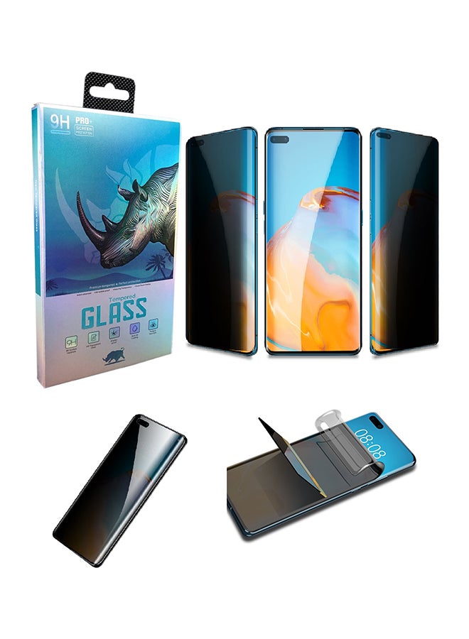 9H Privacy Screen Protector For Huawei P40 Pro Clear - Image 4