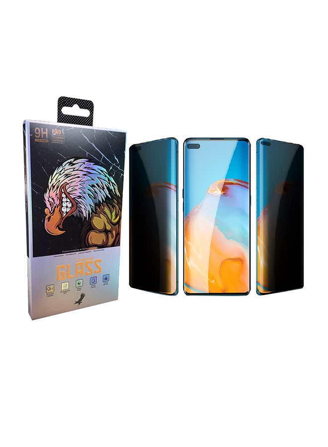 9H Privacy Screen Protector For Huawei P40 Pro Clear - Image 1
