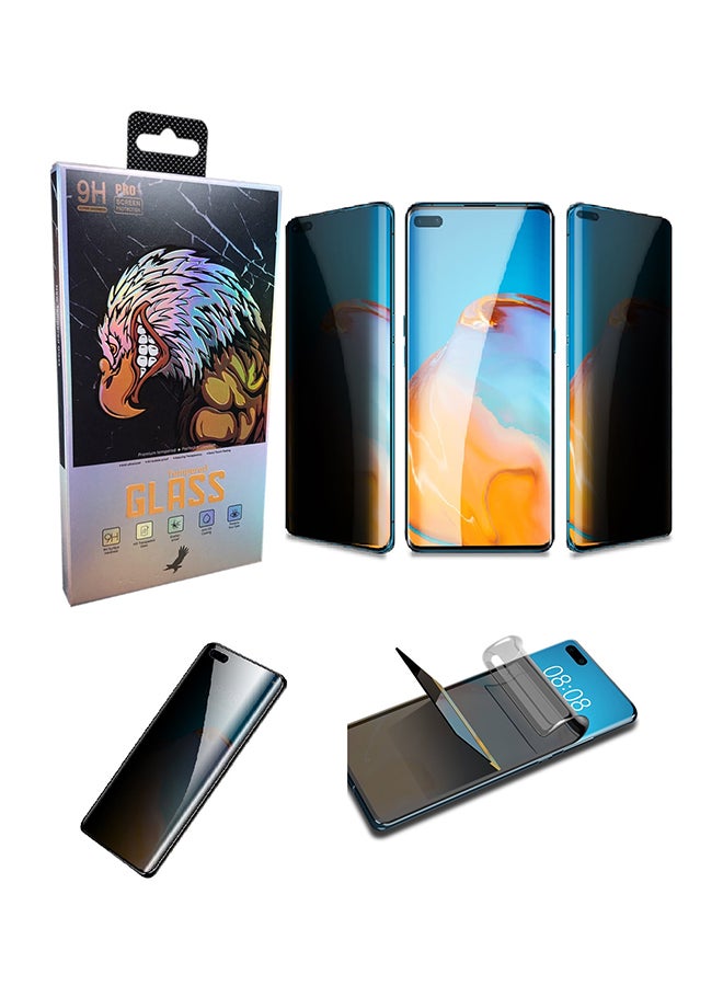 9H Privacy Screen Protector For Huawei P40 Pro Clear - Image 4