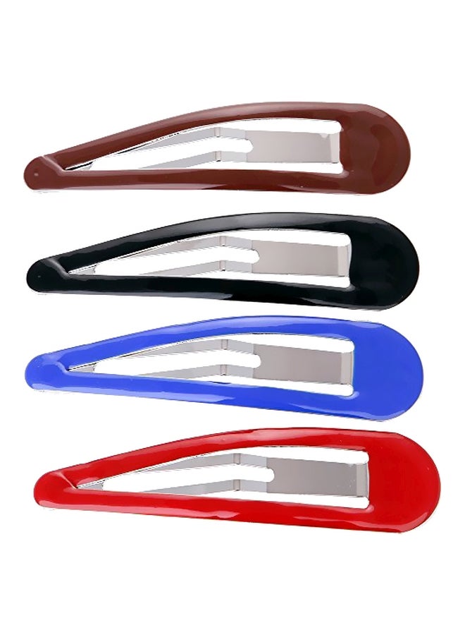 لونيدي مجموعة مشابك شعر معدنية مطلية بالورنيش مكونة من 10 قطع متعدد الألوان 10x (3.5x0.9)بوصة - Image 2