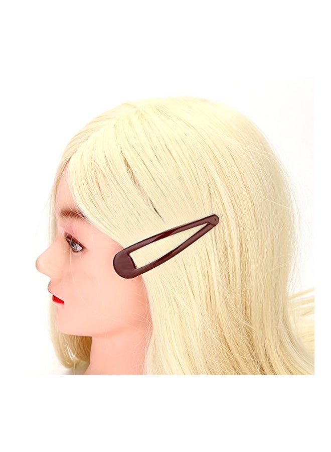 لونيدي مجموعة مشابك شعر معدنية مطلية بالورنيش مكونة من 10 قطع متعدد الألوان 10x (3.5x0.9)بوصة - Image 5