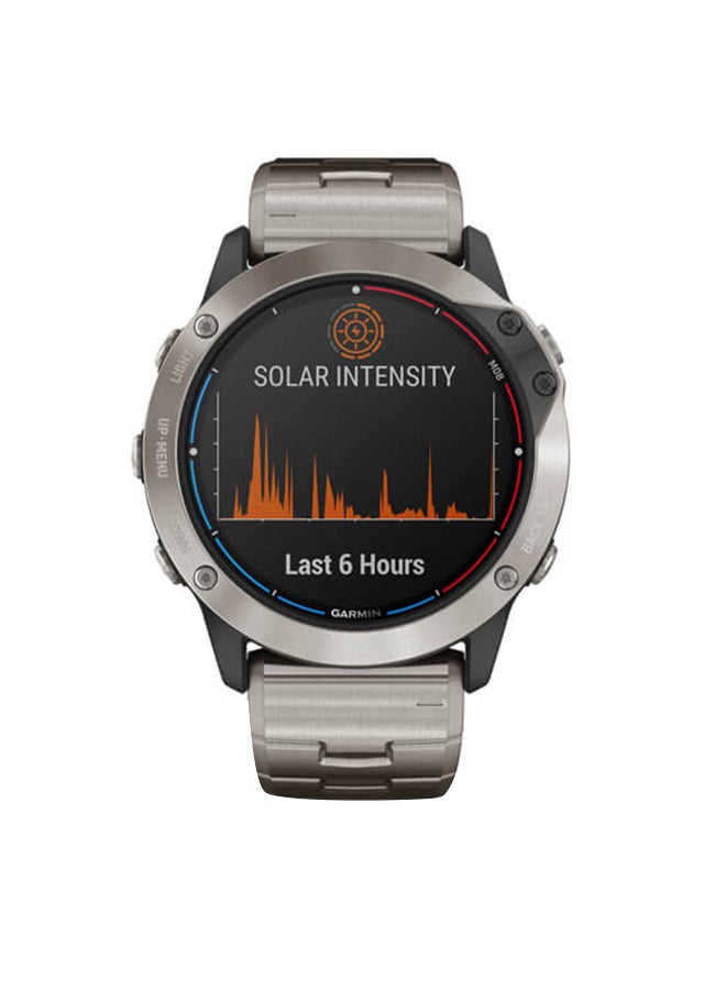 GARMIN - Quatix 6x Solar Smartwatch Titanium with Titanium Band - Image 1