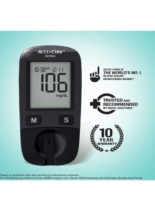 ACCU-CHEK Active Blood Glucose Monitoring System With Test Strips - Image 2