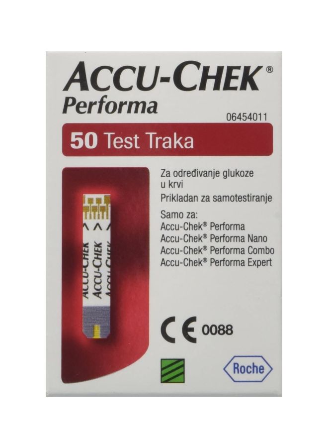 ACCU-CHEK - 50-Piece Performa Blood Glucose Test Strips - Image 1