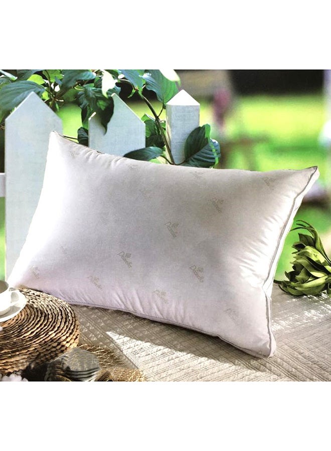 فيذر وسادة فندق قطن أبيض - Image 2