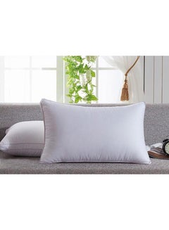 Feather Hotel Pillow Cotton White 50x75cm  - Image 1