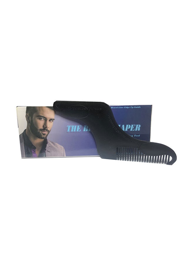 Beard Shaping & Styling Tool Comb Black 30grams - Image 2