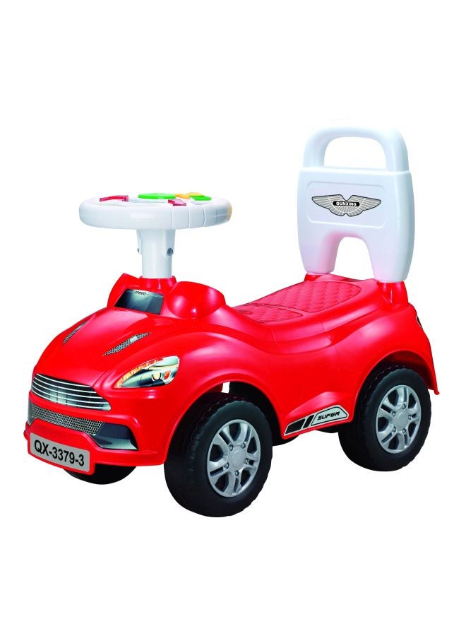 كونكسينج سيارة كهربائية يمكن ركوبها على عجلة القيادة خفيفة الوزن ومتينة ويمكن الاعتماد عليها للأطفال أحمر - Image 1