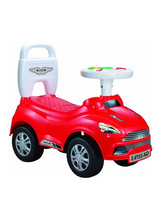 كونكسينج سيارة كهربائية يمكن ركوبها على عجلة القيادة خفيفة الوزن ومتينة ويمكن الاعتماد عليها للأطفال أحمر - Image 2