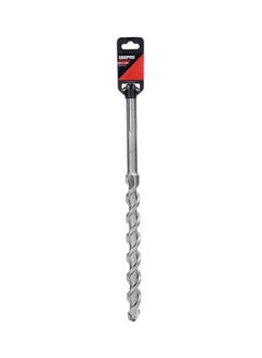 GEEPAS SDS Max Drilling Flute - Masonry Drill Bit Spiral Flute Rotary Masonry Drill | Ideal for Concrete, Wood & other Soft materials (D28xL370xWL200) Silver 19inch  - Image 2