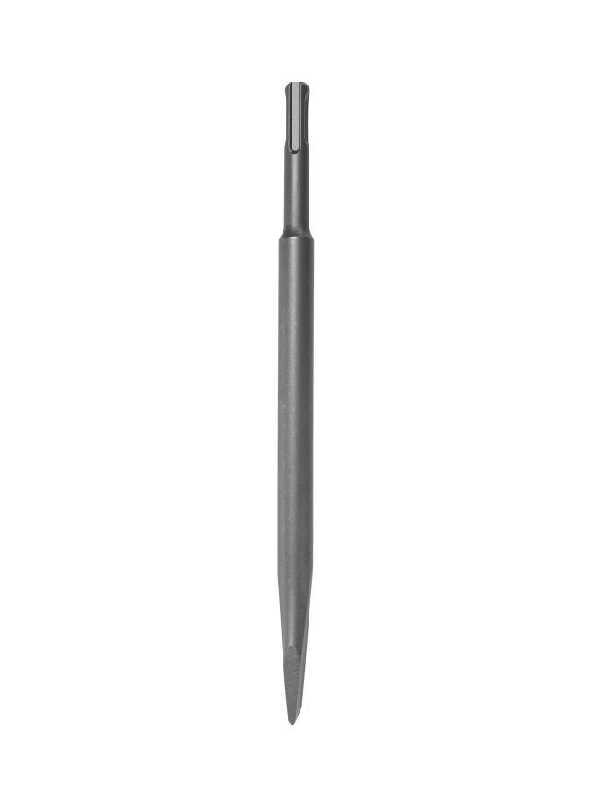 SDS Plus Round Shank Flat Chisel 14x250 MM,Toughened Steel For Long Life, High Temperature Heat Treatment Process Ideal For Chiseling Or Breaking Work On brick, Concrete And Stone Silver - v1597823721/N39821423A_2