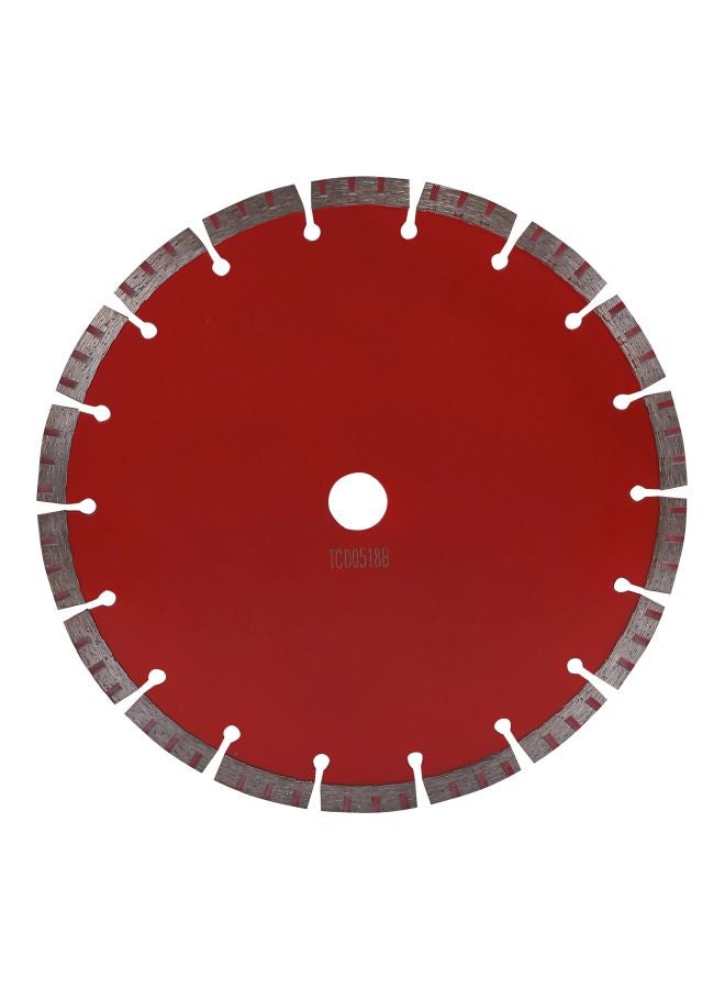 GEEPAS Concrete Cutting Blade 230 MM - Sharp & Durable for General Concrete Products, Stone, Brick, Universal Red/Grey/Black  - Image 2